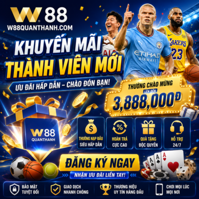 khuyến mãi thành viên mới tại w88quanthanh